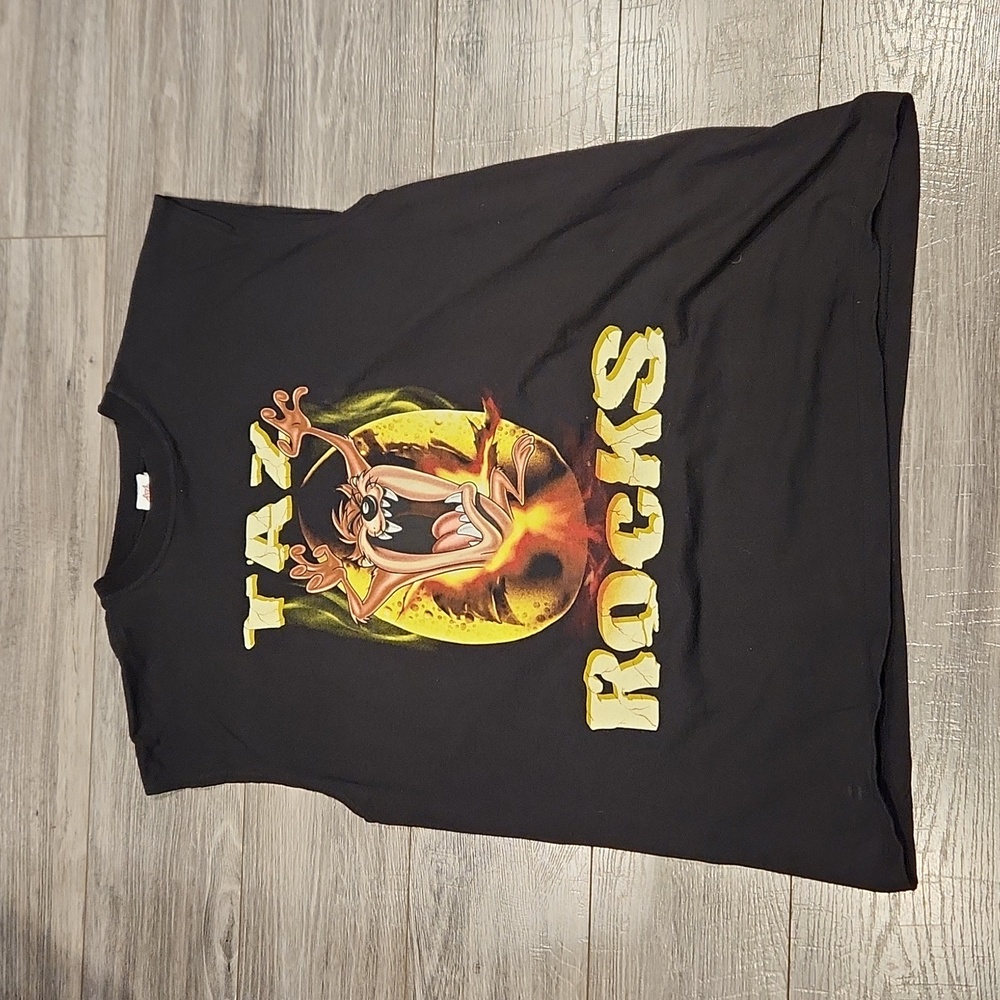 Warner Bros. Black Taz Rocks Tank Top
